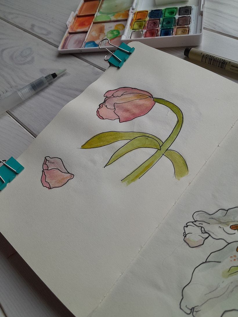 My project for course: Botanical Sketchbooking: A Meditative Approach 5