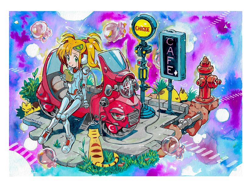 Watercolor Scenes by EUDETENIS 2