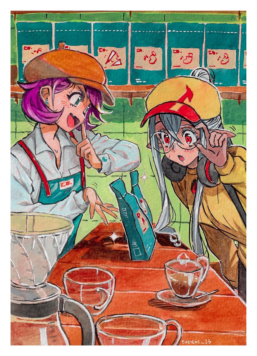 Watercolor Scenes by EUDETENIS 7