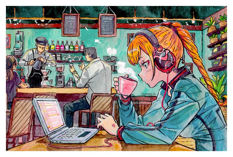 Watercolor Scenes by EUDETENIS 9