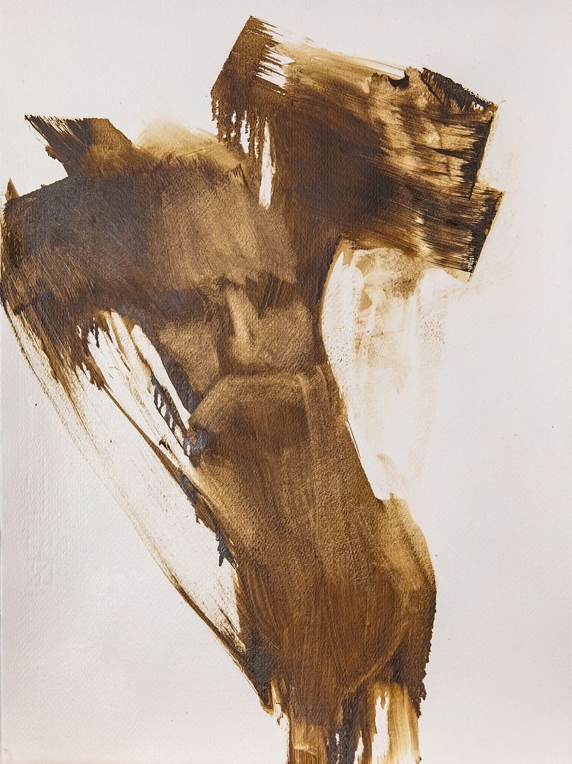 È ora di rimuovere la pittura per trovare i piani generali del viso. Per farlo, uso la testa di Asaro.