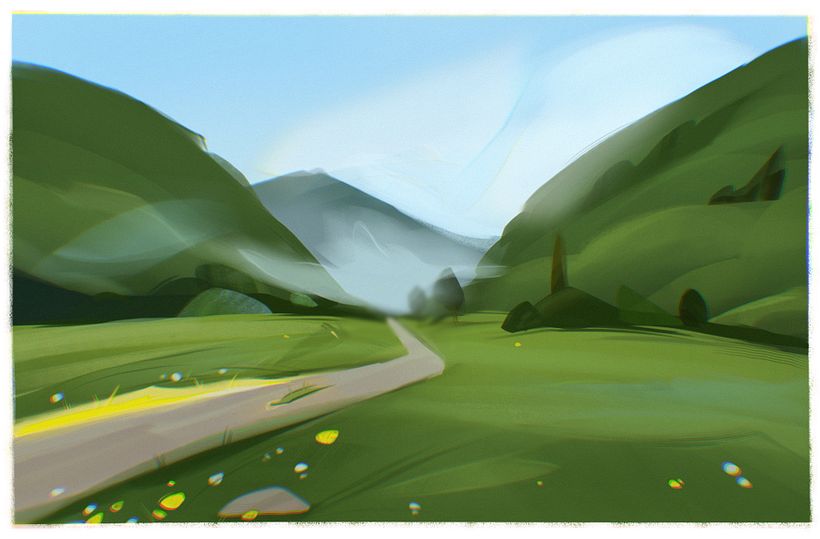 Landscape  - Ilustrasi tradisional