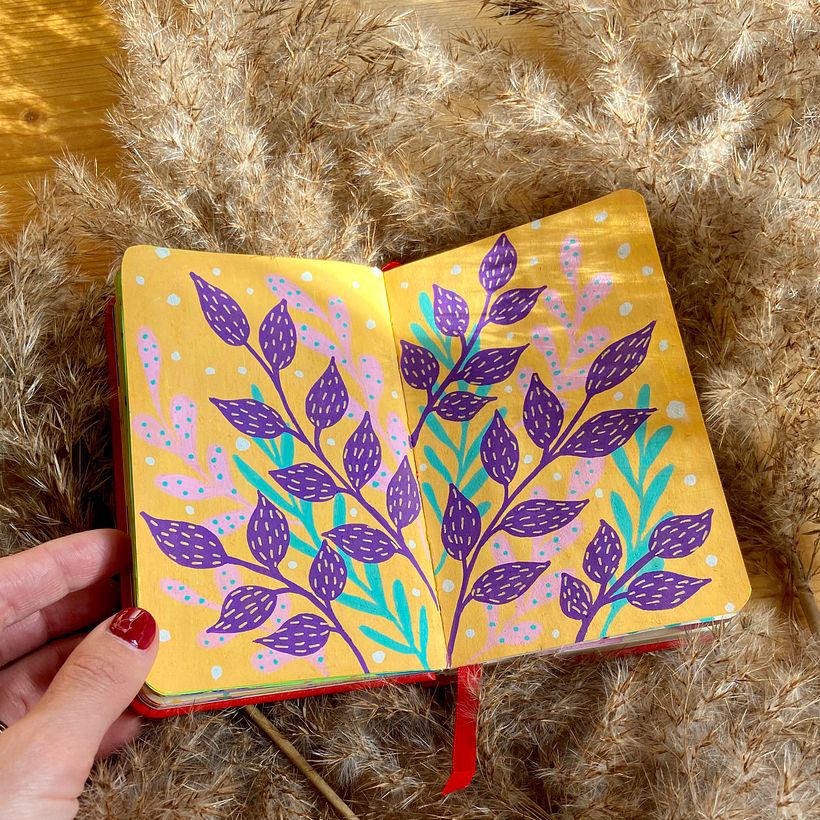 My project for course: Botanical Patterns in a Sketchbook: Conquer the Blank Page 2