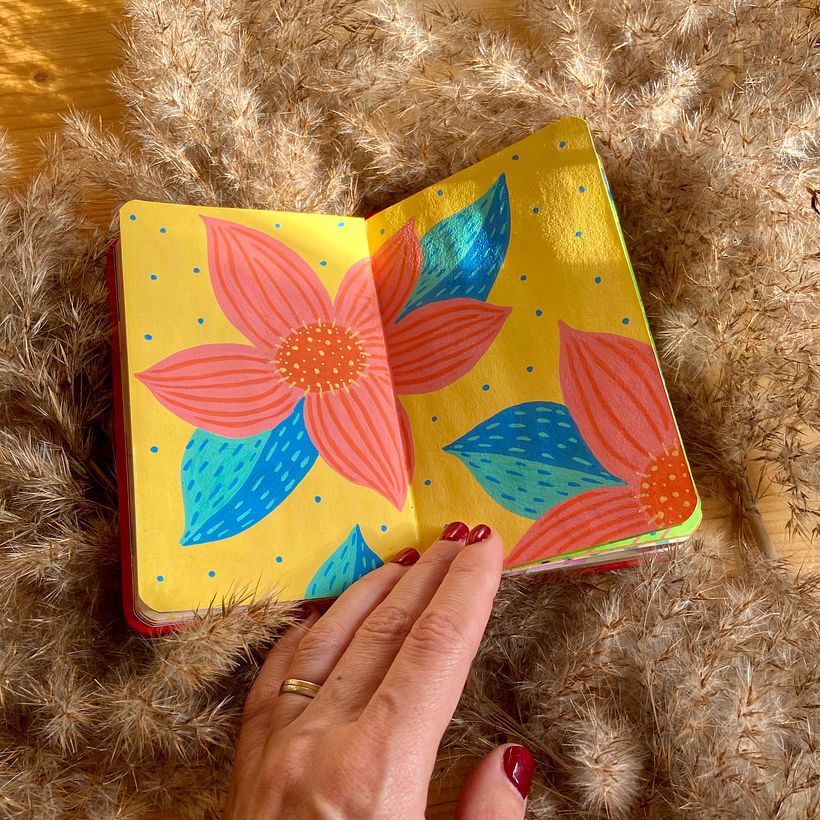 My project for course: Botanical Patterns in a Sketchbook: Conquer the Blank Page 4