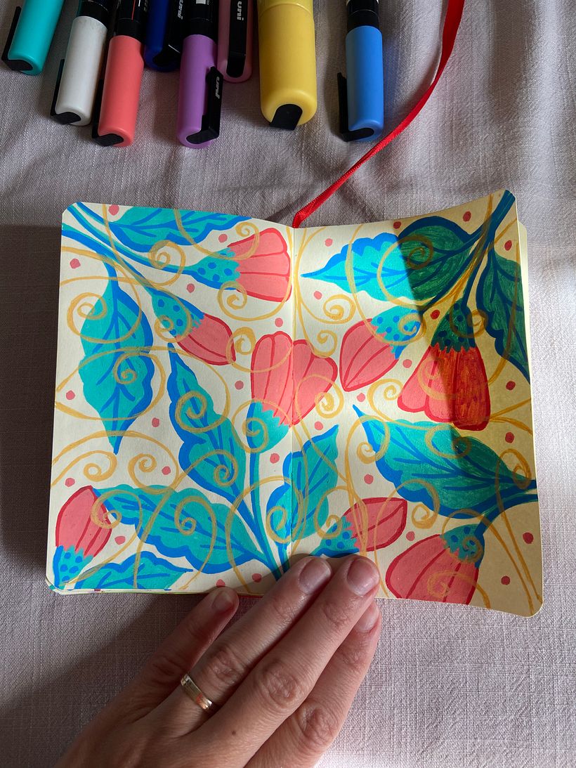 My project for course: Botanical Patterns in a Sketchbook: Conquer the Blank Page 5