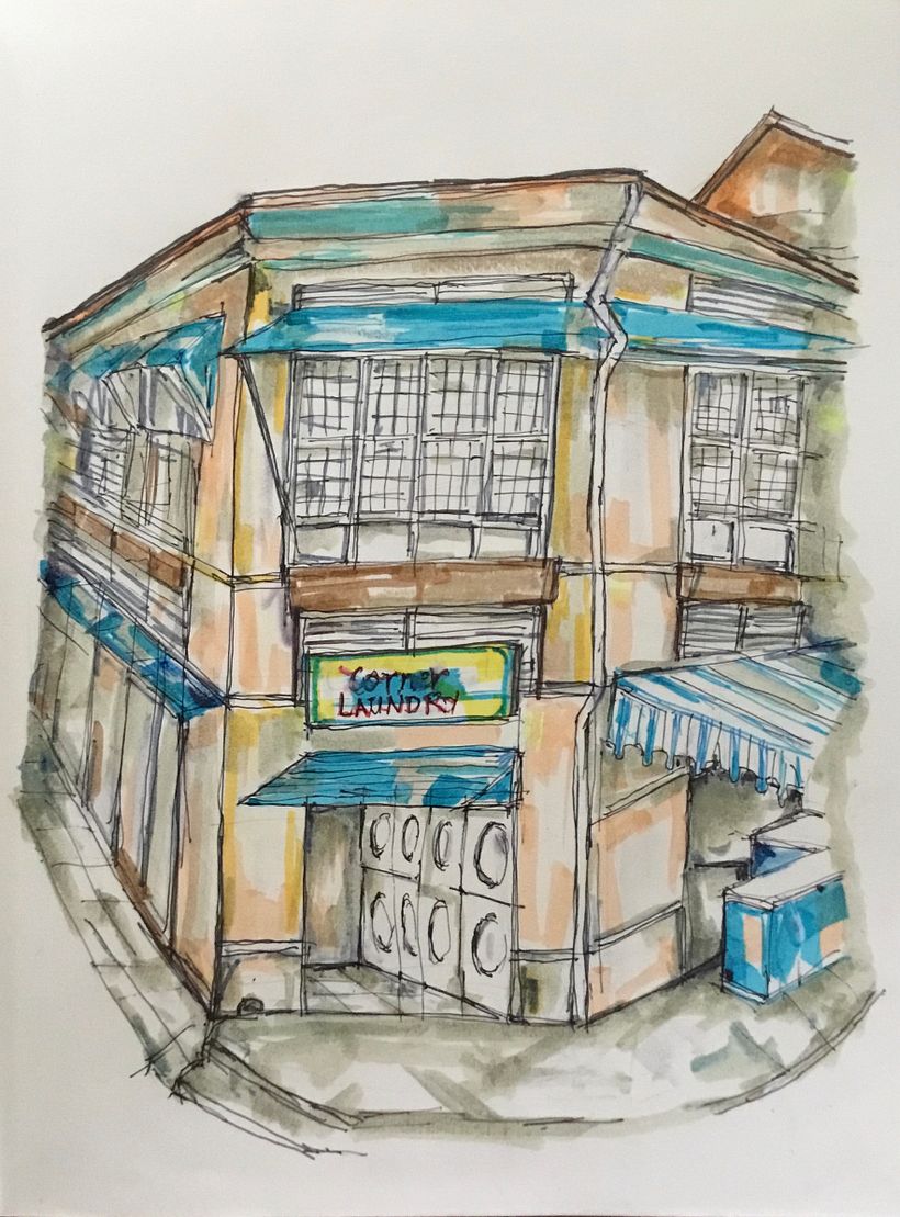 My project for course: Expressive Architectural Sketching with Colored Markers 2