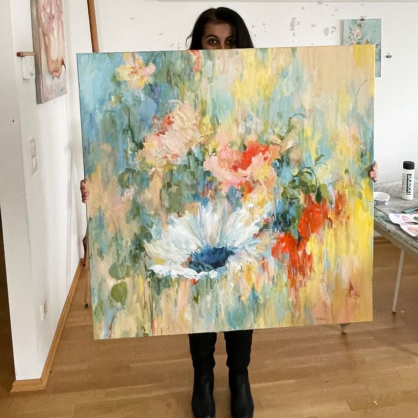 Me and the painting for scale :-)