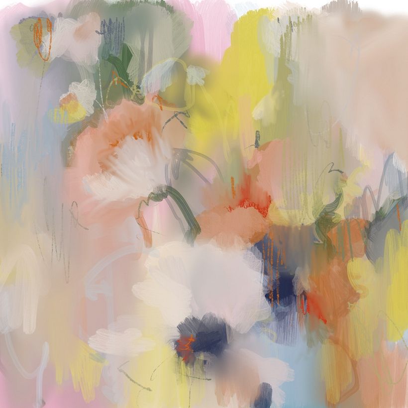 This is the initial digital sketch on my iPad created using Procreate