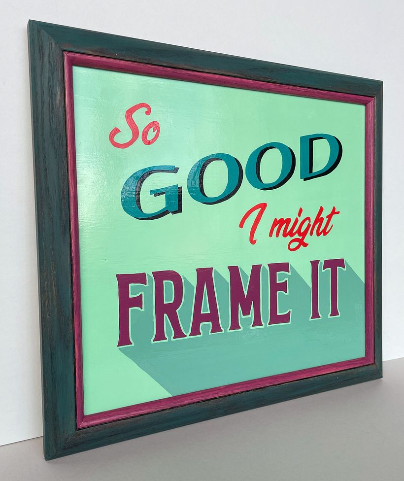 My project for course: Sign Creation with Hand-Painted Lettering 3