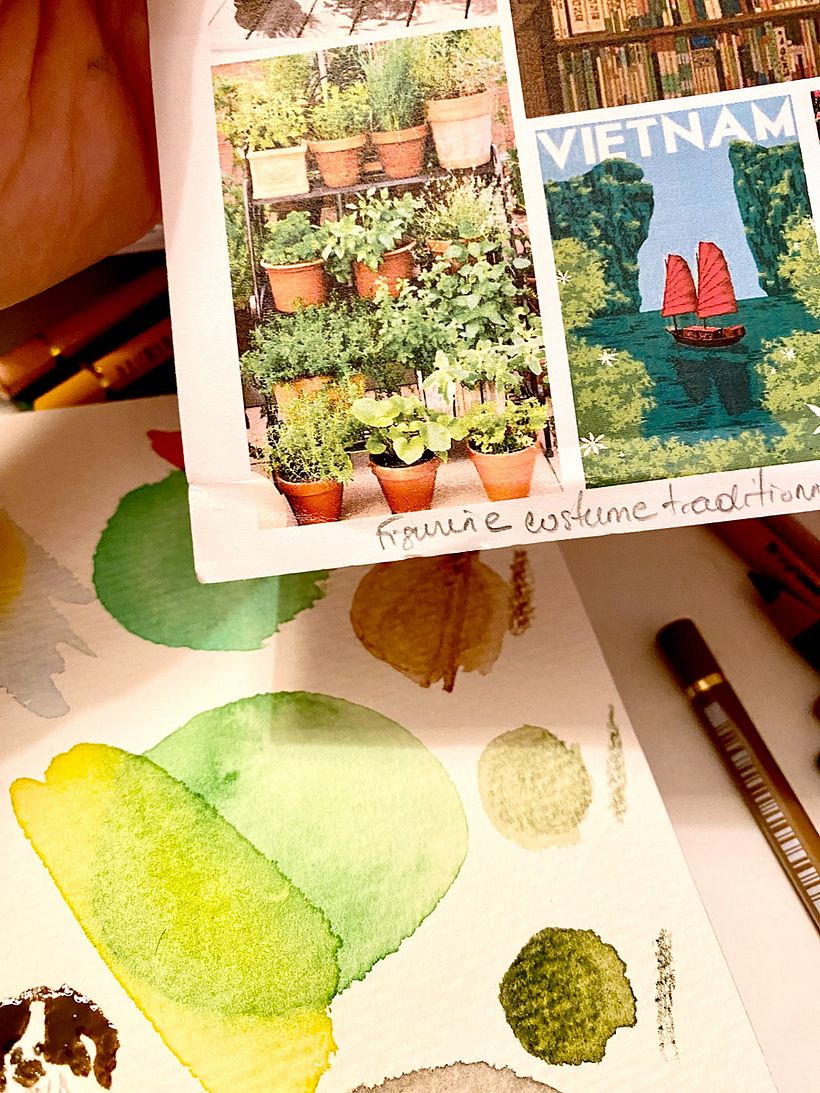 tests couleurs plantes
