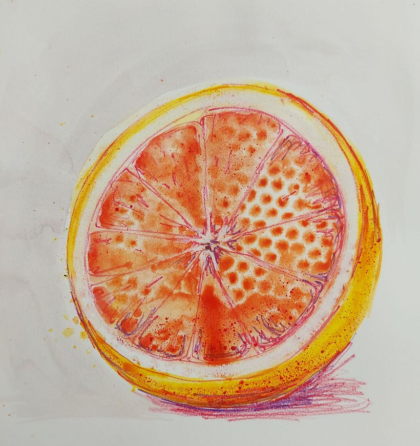 My second final piece, using a range of media and techniques.