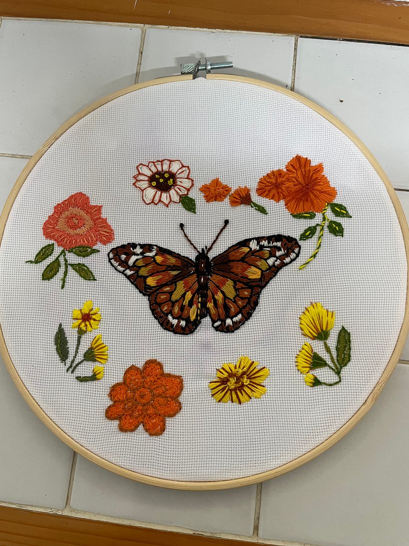 Mon projet du cours : Technique de broderie réaliste 2