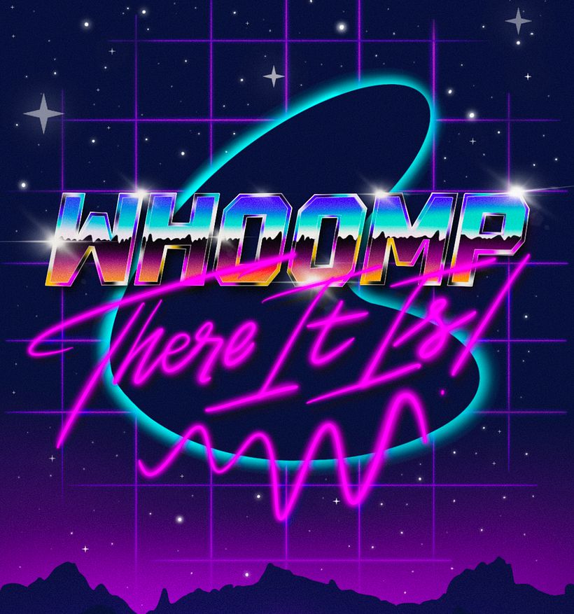 80s and Mid-century Atomic Age design by Carly Snowdon