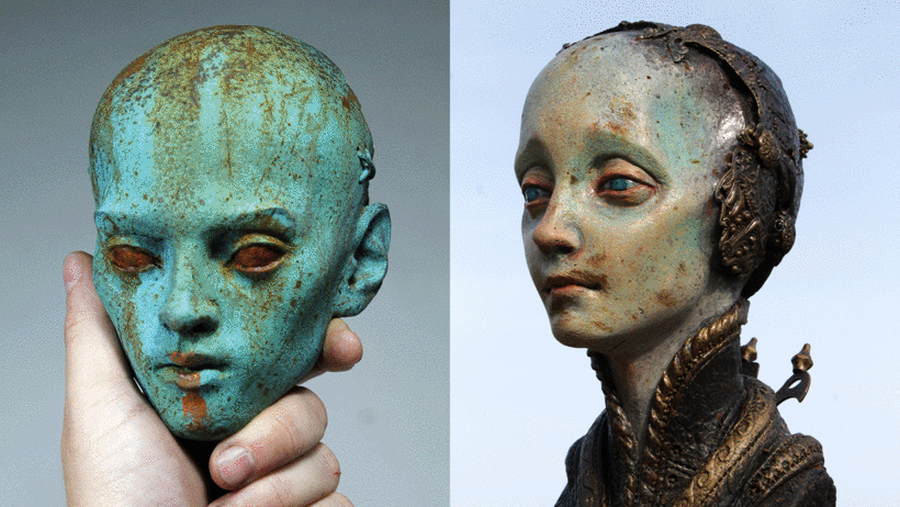 Escultura: Sobre la magia del turquesa y la pátina de imitación del cobre verde 1