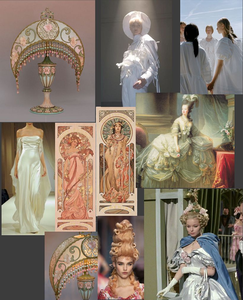 moodboard and antique inspirations