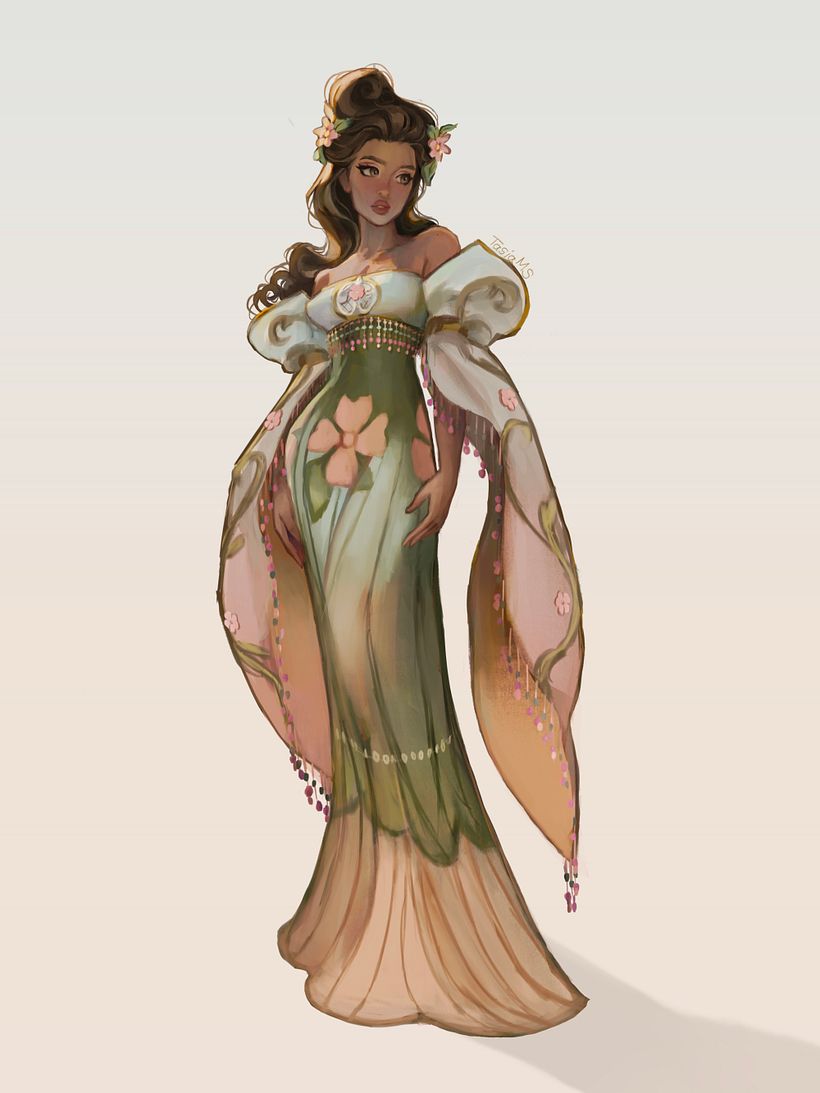 My final project for course: Stylized Character Illustration: From Reference to Drawing 7