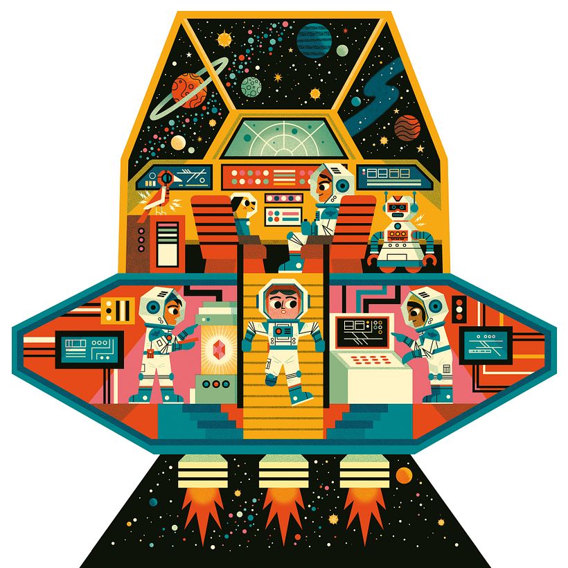 Djeco Space Jigsaw - 54 pieces 3