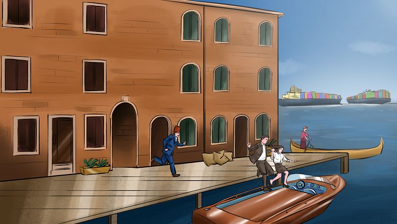 Mi proyecto del curso: Ilustración de storyboard con Procreate - Ilustração tradicional