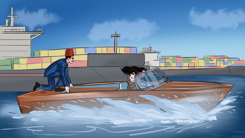 Mi proyecto del curso: Ilustración de storyboard con Procreate - Ilustração tradicional