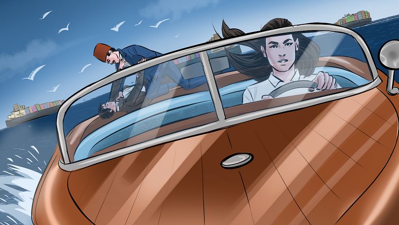 Mi proyecto del curso: Ilustración de storyboard con Procreate - Ilustração tradicional