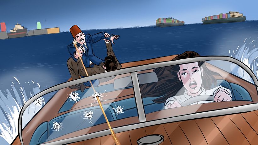 Mi proyecto del curso: Ilustración de storyboard con Procreate - Ilustração tradicional