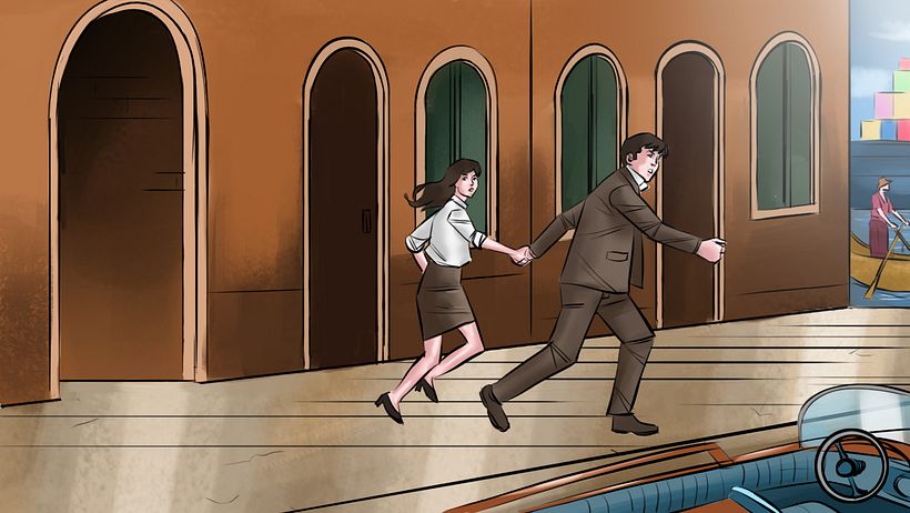 Mi proyecto del curso: Ilustración de storyboard con Procreate - Ilustração tradicional