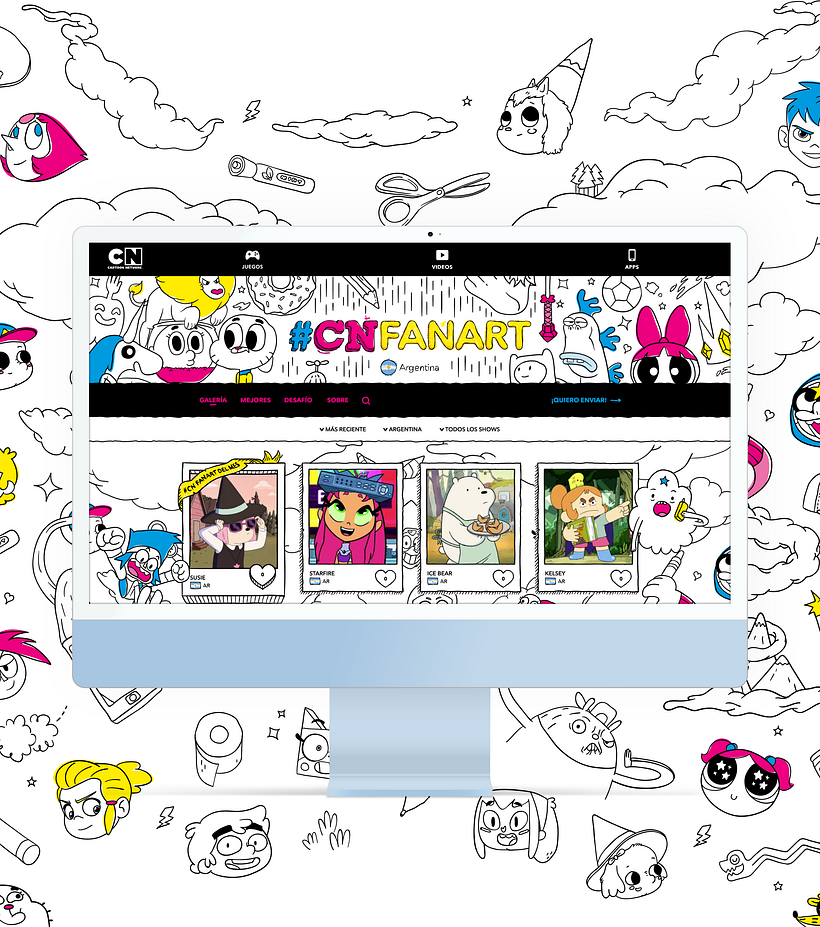 CN Fan Art - Web App 3