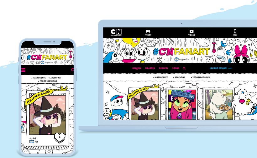 CN Fan Art - Web App 5
