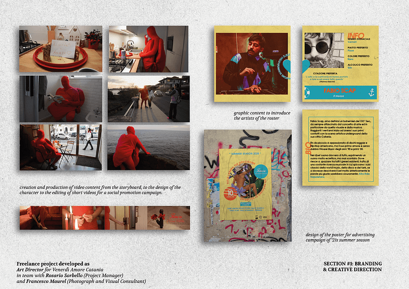 Brand Identity and Creative Direction Project: Amore 2