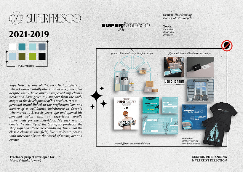 Brand Identity and Creative Direction Project: SuperFresco