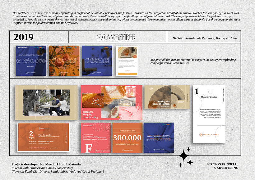 Social Project: OrangeFiber (2019)