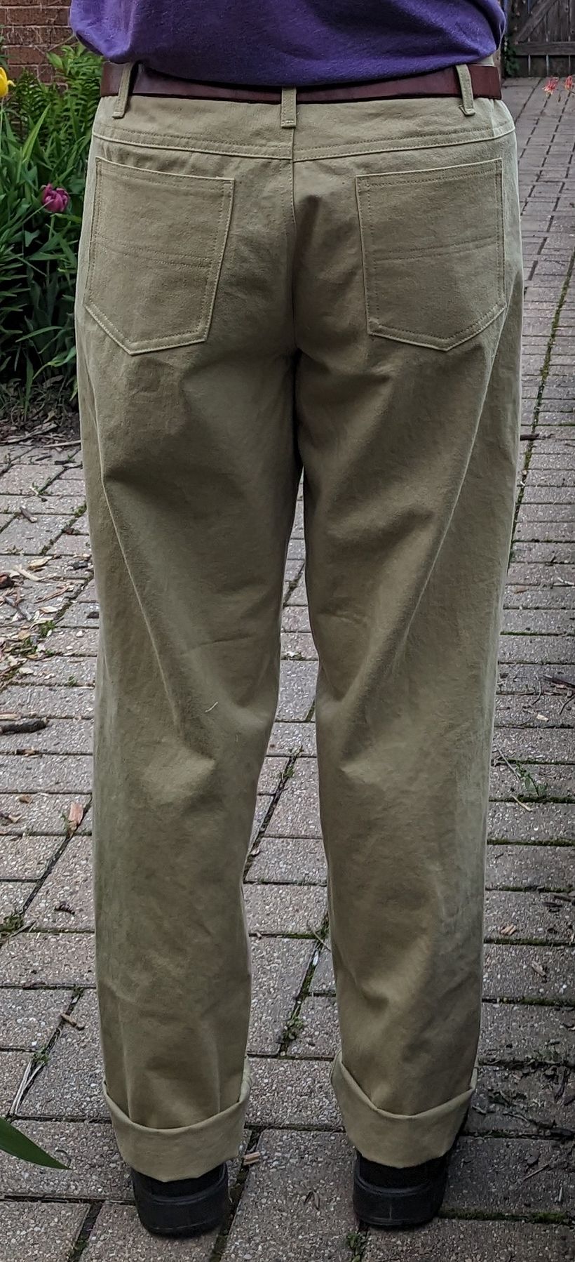Loose in back, the way I like them 