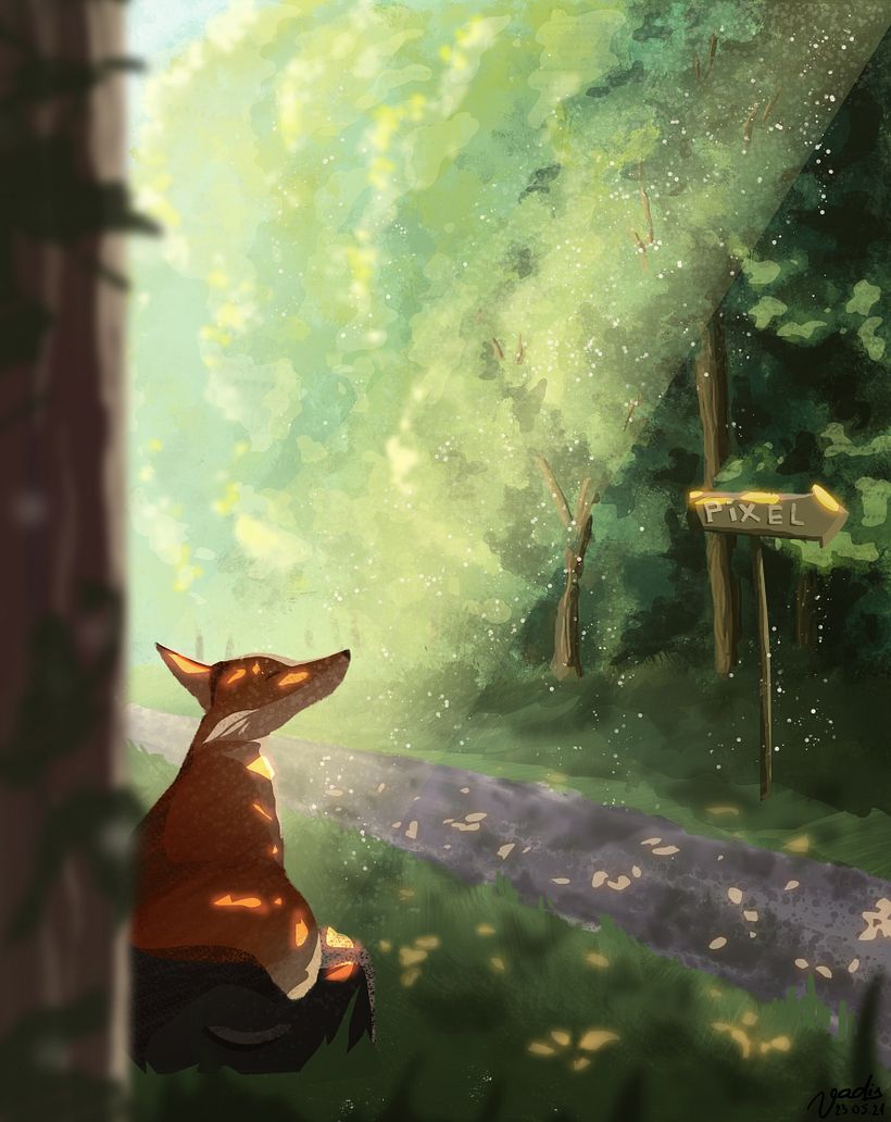 inspired by the atmosphere of tranquility, the beauty of nature and quiet waiting