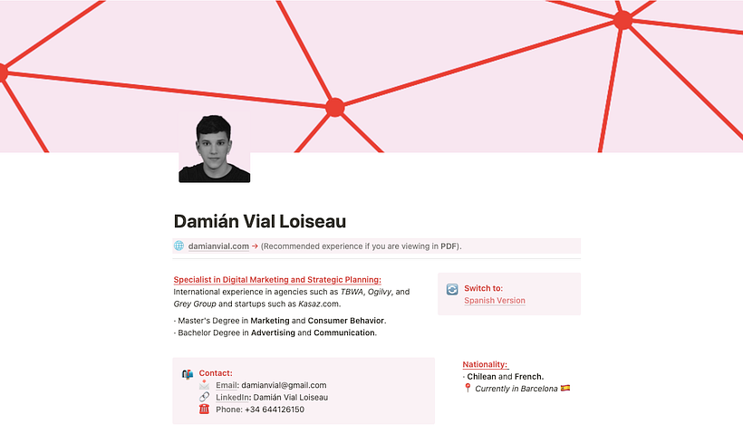 Mi proyecto del curso: Introducción a Notion para proyectos creativos 2