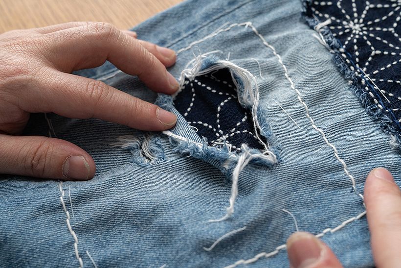 My project for course: Introduction to Japanese Sashiko Stitching 3