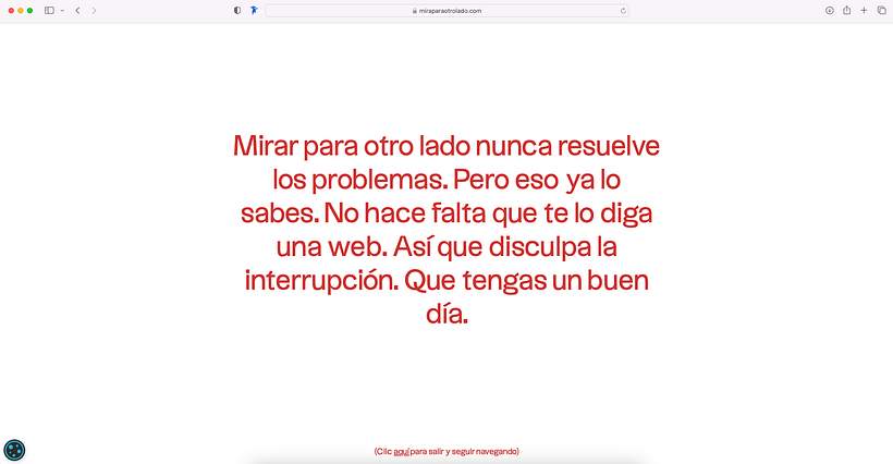 Landing Page de miraparaotrolado.com
