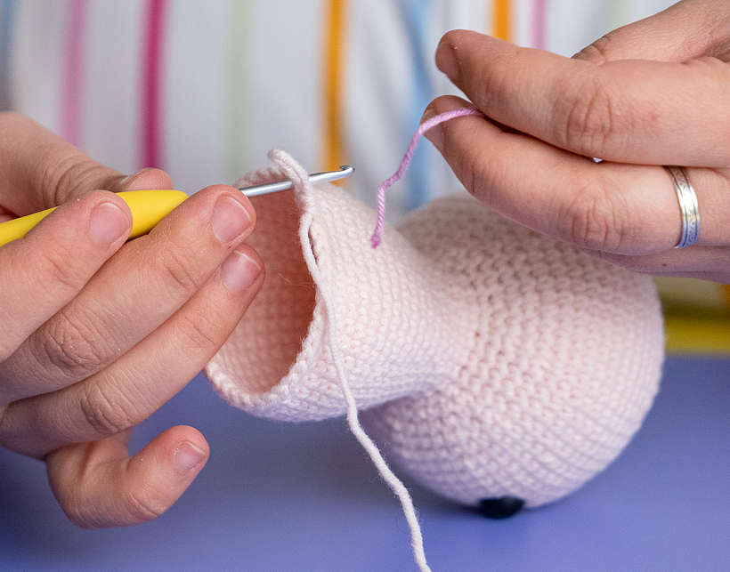 Técnica de crochet