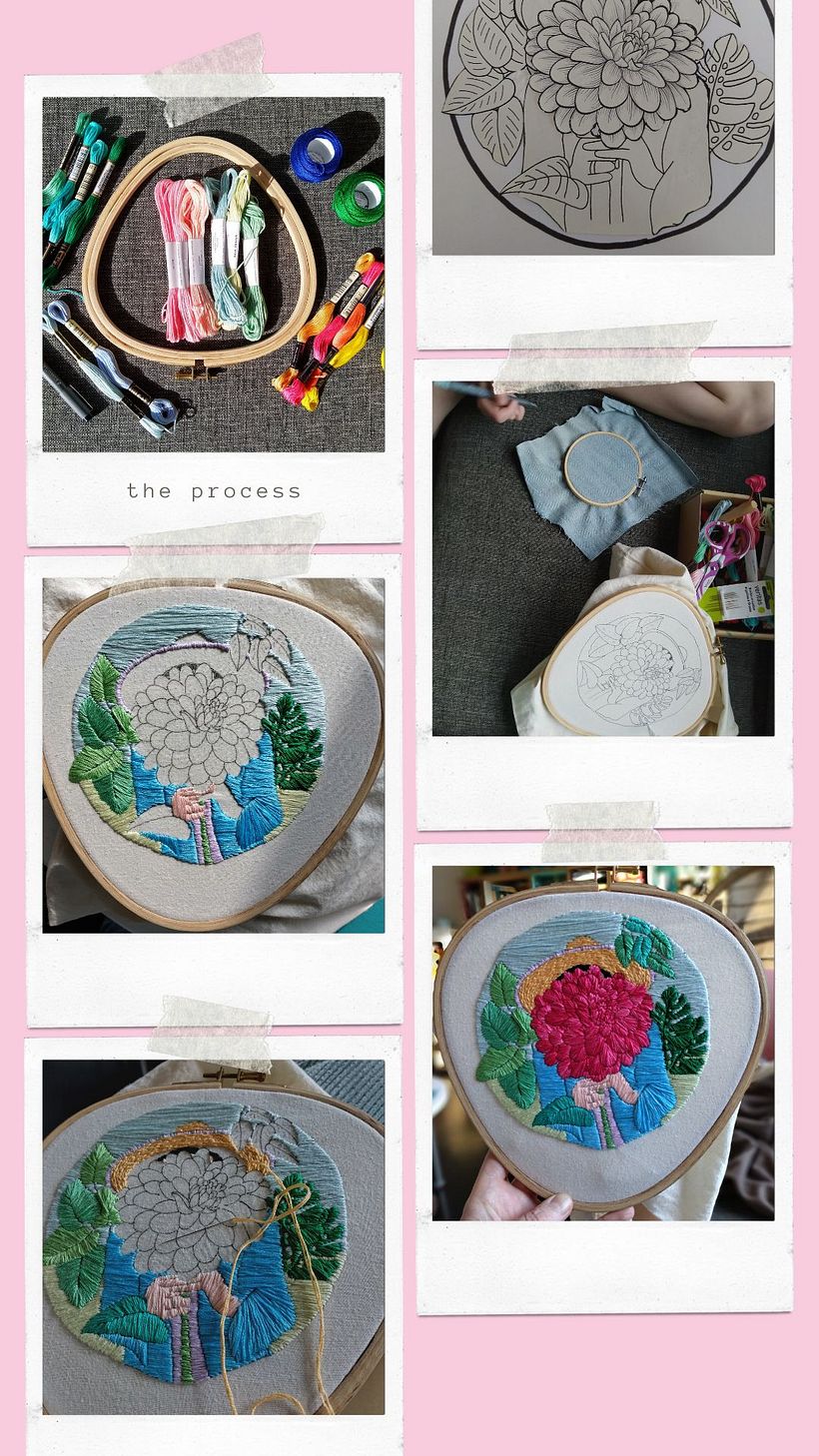 Mijn project van de cursus: Inleiding tot botanisch borduren 3