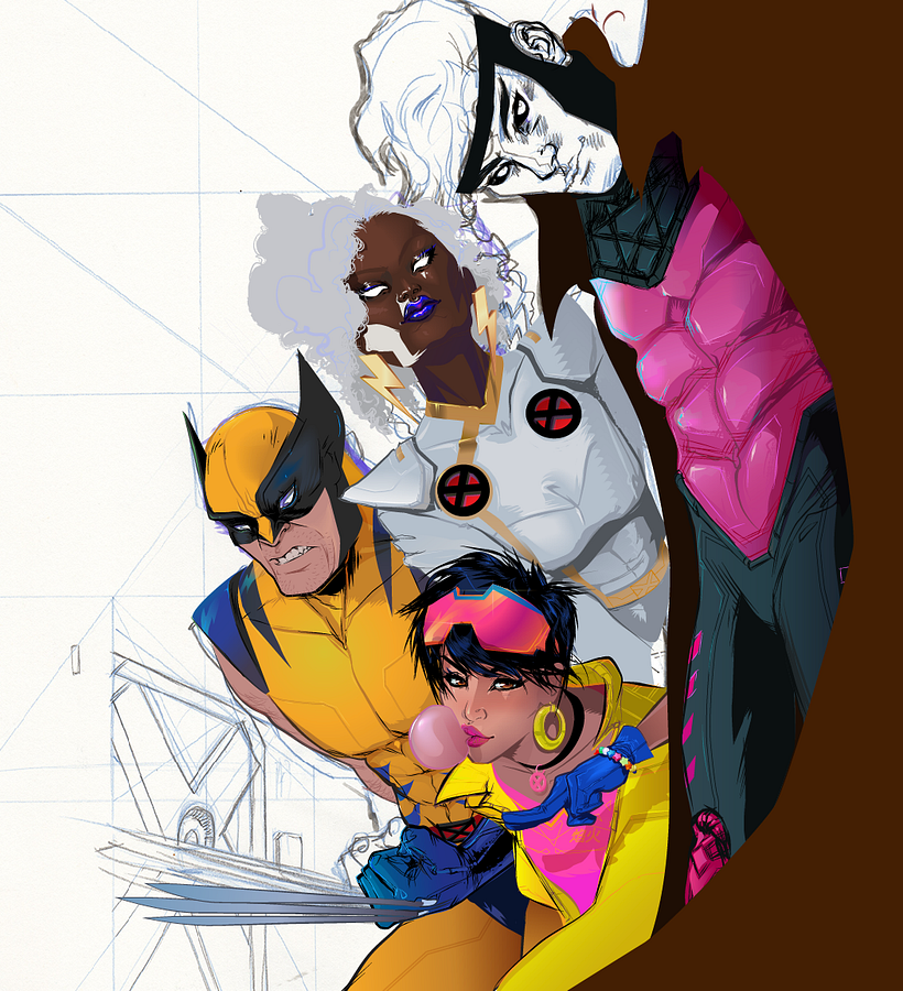 Xmen 92 #1 Hip hop Variant 6