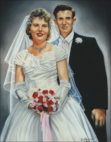 Marilyn and Roy (commission) - pastel on paper (Fabriano Artistico)