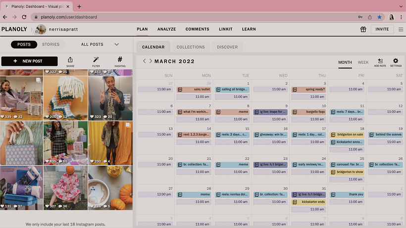 3.2 A detailed look at the launched campaign. (Same image as above, but bigger.)