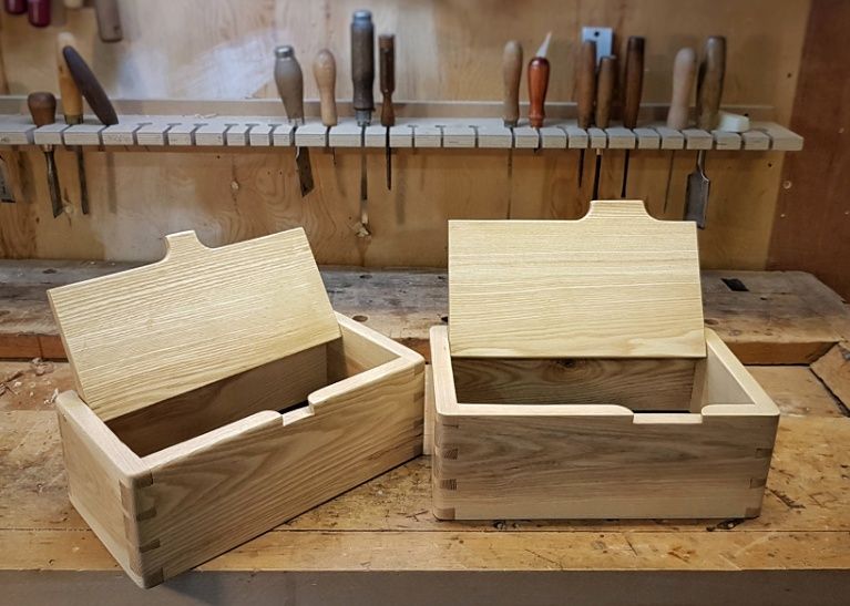 Ash boxes with rounded corners 