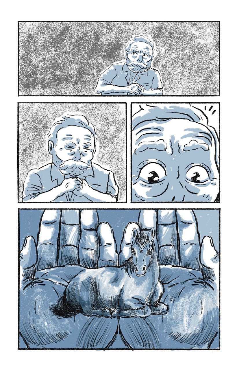 Entintado y sombras.