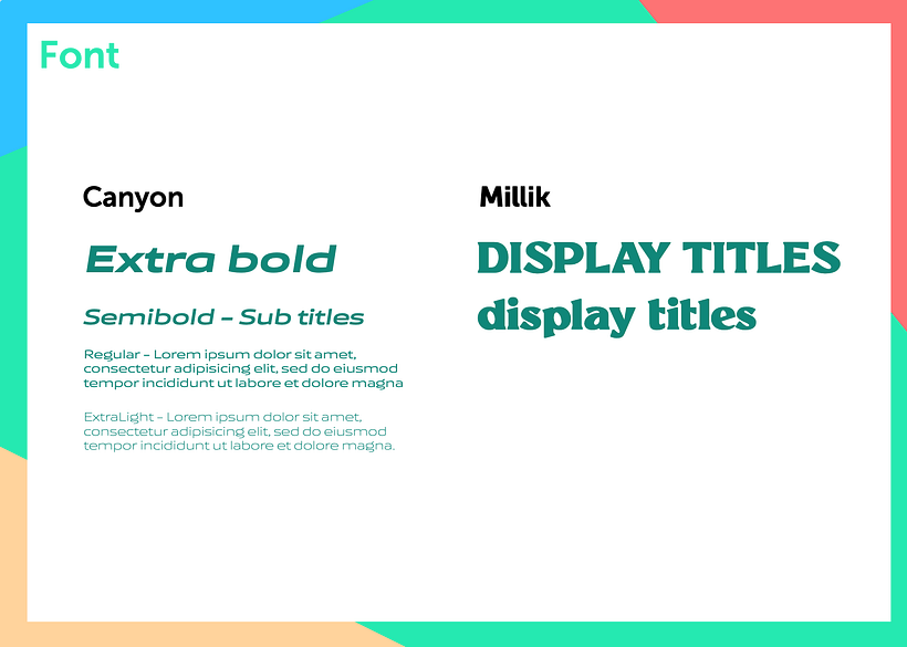 A selection of the presentation to the client with main focus on move, play, class & you. 6