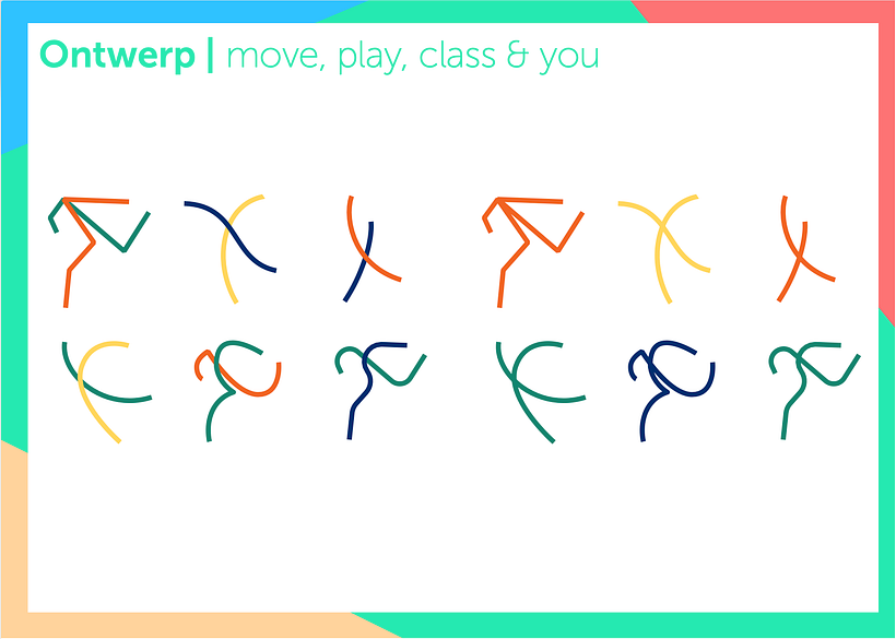 A selection of the presentation to the client with main focus on move, play, class & you. 8