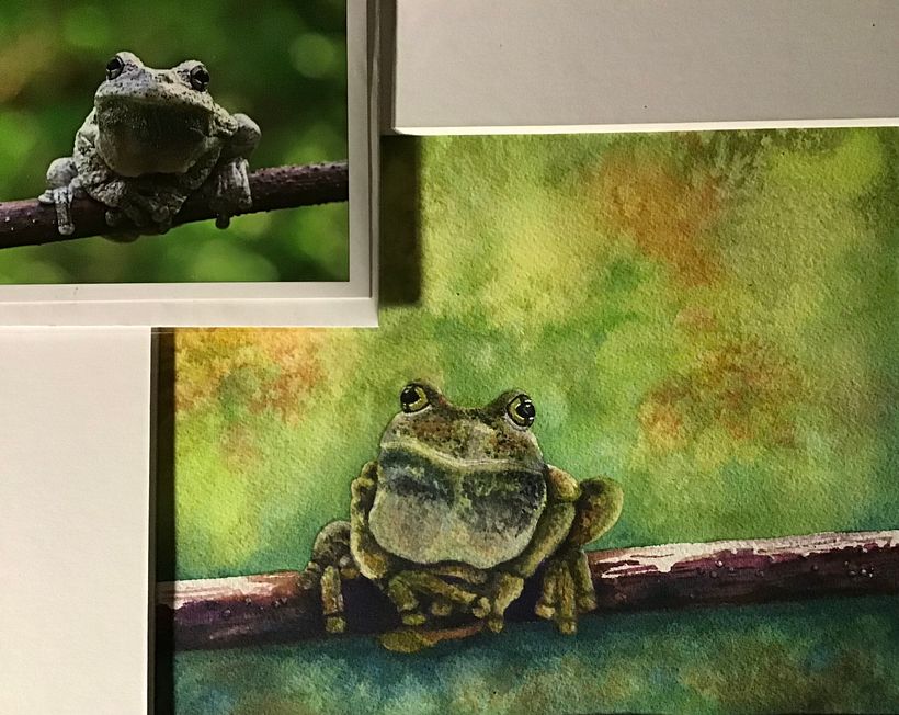 My project for course: Artistic Watercolor Techniques for Illustrating Birds 2