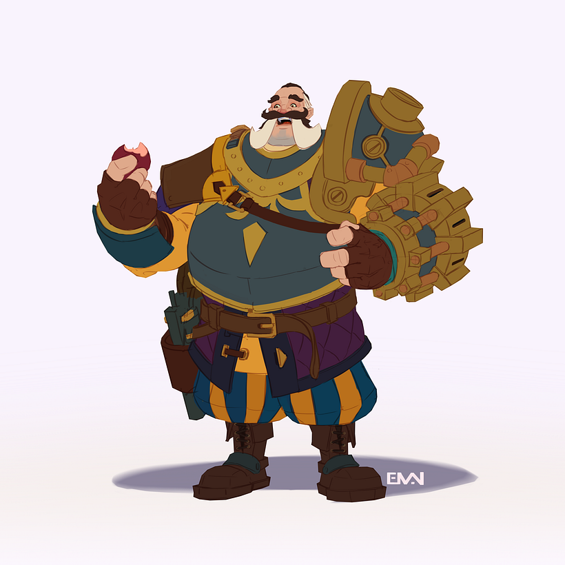 Flat, I struggle a lot on choosing the color this is the best I can do for him.