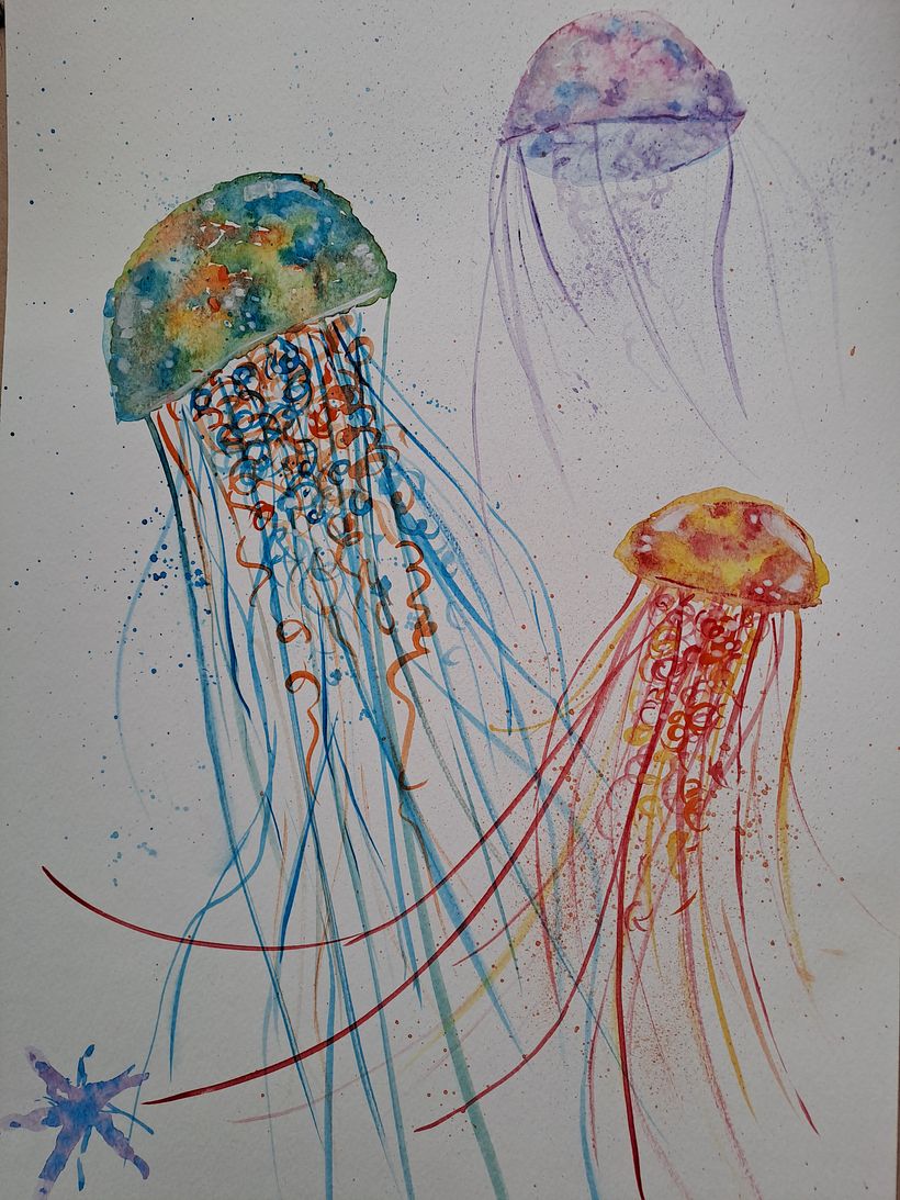 My project for course: Modern Watercolor Techniques 3