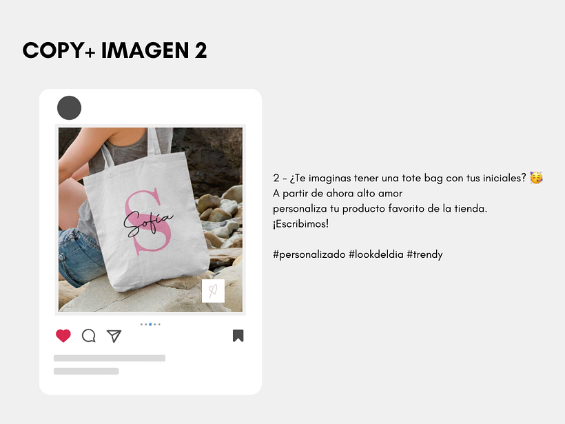 Destacar la posibilidad de personalizar la prenda con iniciales, años, signo del zodiaco.