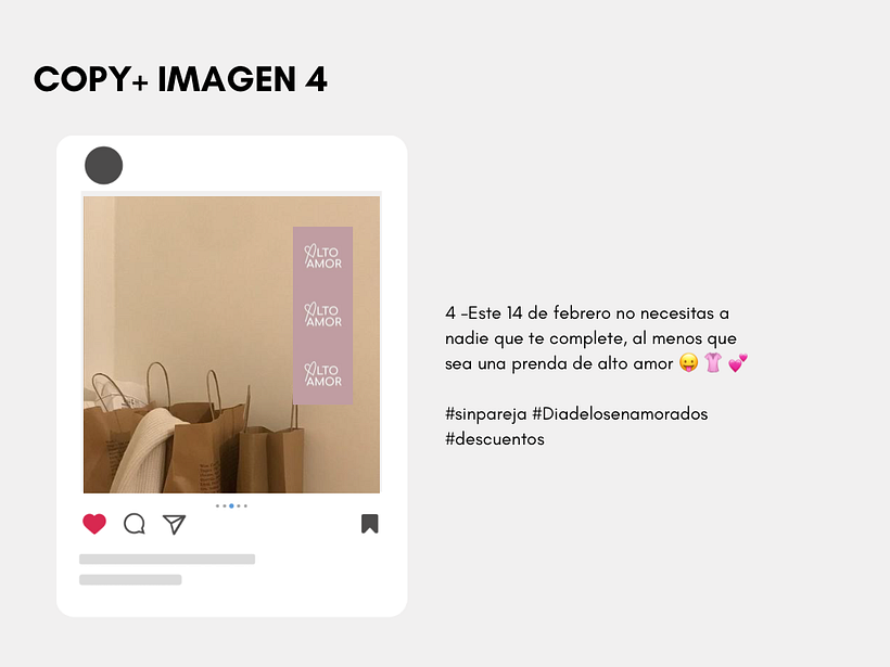 Esta tarea estuvo bueno para descontracturar y ponerle humor al concepto de la marca. Los invitamos a seguirnos @altoamor.uy